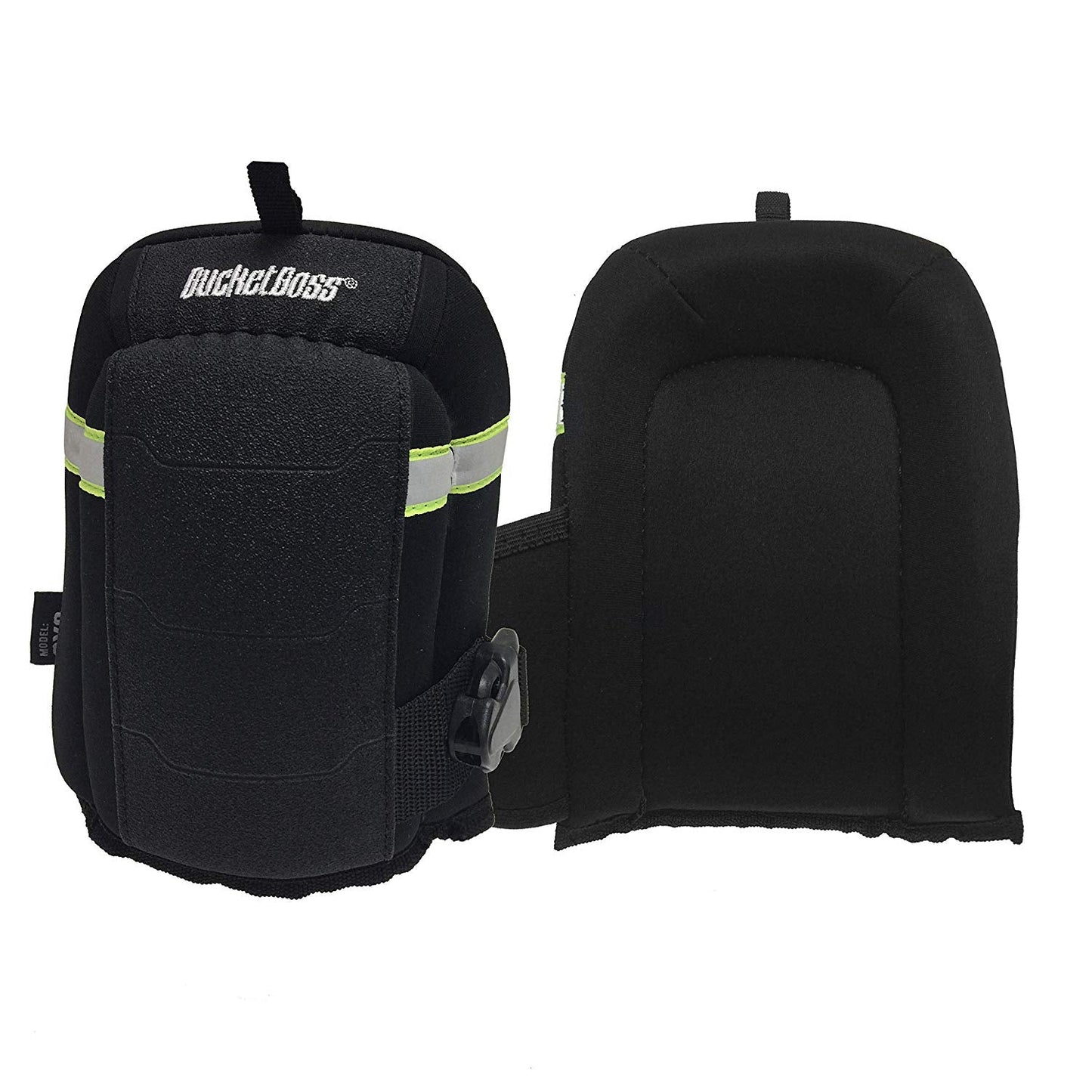 Bucket Boss GX3 GelFoam Flooring Knee Pad with Neoprene Strap & Buckle Closure