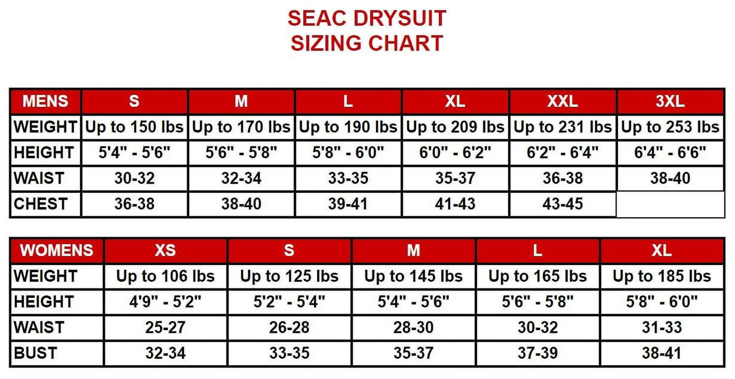 Seac Unifleece Insulating Undergarment Dry Suit
