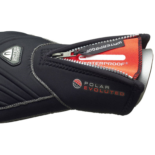 Waterproof G1 7mm 3-Finger Semi-Dry Gloves, X-Small (Black, XX-Large)