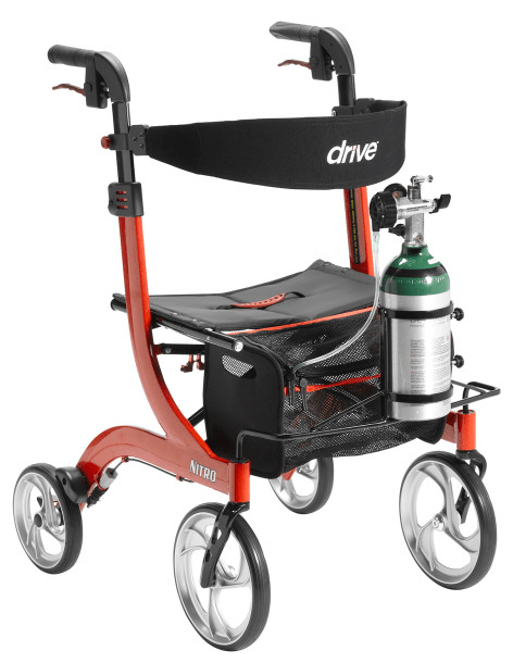 Drive Medical Nitro Oxygen Tank Holder for Walker