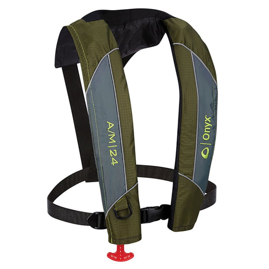 Onyx 1112693 A-M-24 Auto Manual Inflatable Adult Life Jacket