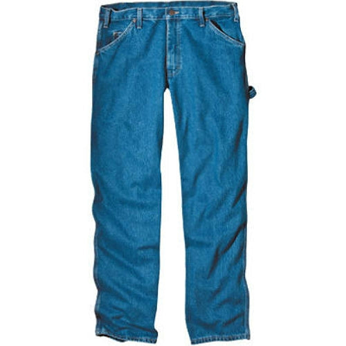 Dickies 1993SNB3434 Relaxed Fit Carpenter Jeans, 34" x 34", SW Indigo Blue
