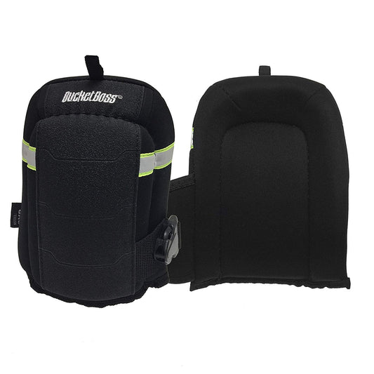 Bucket Boss GX3 GelFoam Flooring Knee Pad with Neoprene Strap & Buckle Closure