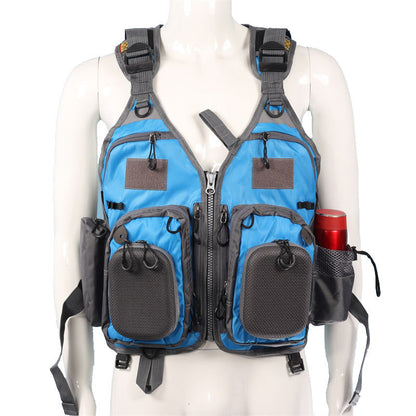 Fishing Leisure Vest Waistcoat Vest Fly Fishing Detachable Sea Fishing Daily Adventure Fishing Multi-pocket Function GND Products