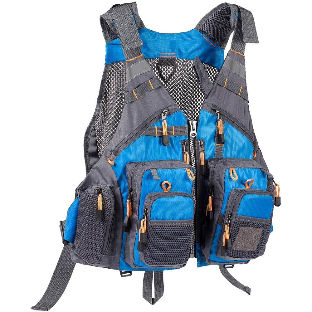 Fishing Leisure Vest Waistcoat Vest Fly Fishing Detachable Sea Fishing Daily Adventure Fishing Multi-pocket Function GND Products