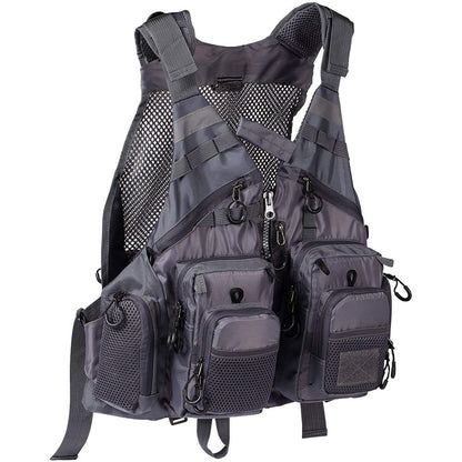 Fishing Leisure Vest Waistcoat Vest Fly Fishing Detachable Sea Fishing Daily Adventure Fishing Multi-pocket Function GND Products
