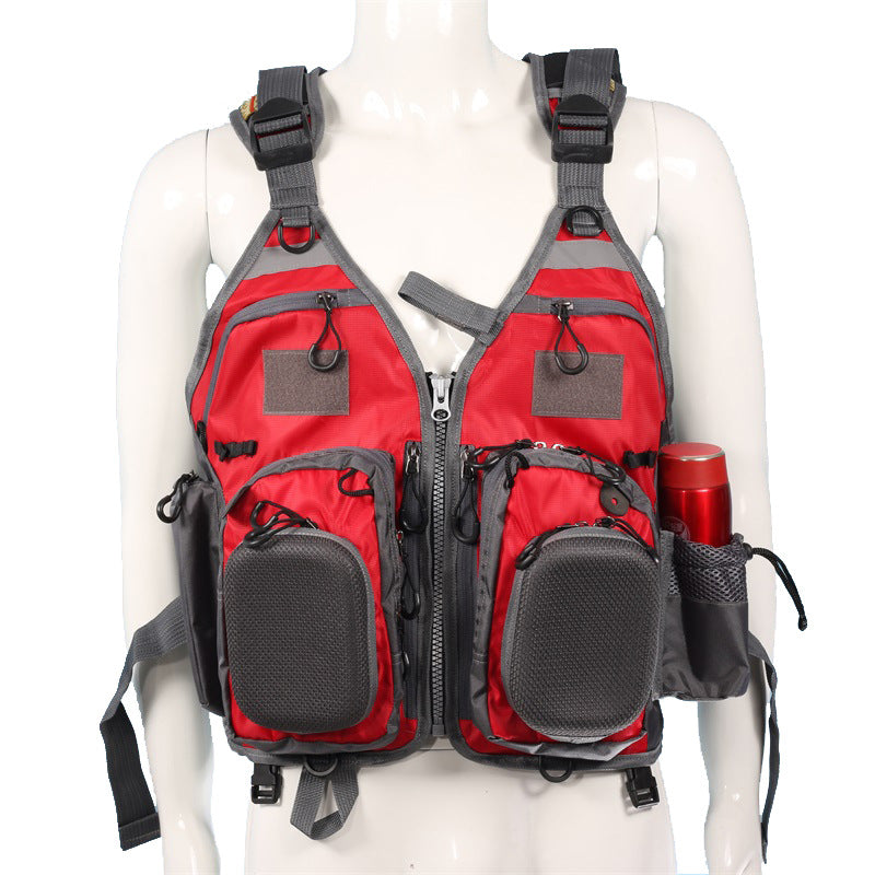 Fishing Leisure Vest Waistcoat Vest Fly Fishing Detachable Sea Fishing Daily Adventure Fishing Multi-pocket Function GND Products