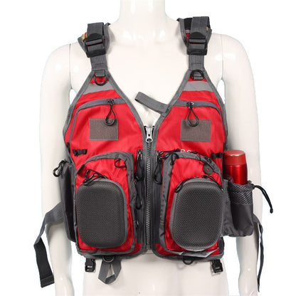 Fishing Leisure Vest Waistcoat Vest Fly Fishing Detachable Sea Fishing Daily Adventure Fishing Multi-pocket Function GND Products