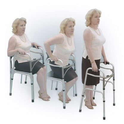 Drive Medical Deluxe Two Button Folding Walkers - Junior Size