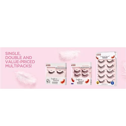 Kiss Lightweight & Comfortable 5 Pair Eyelashes
