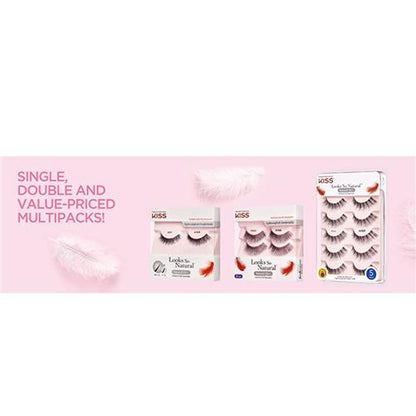 Kiss Lightweight & Comfortable 5 Pair Eyelashes