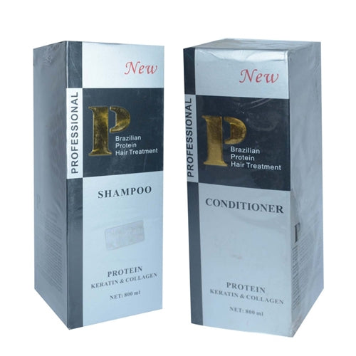 Professional Brazilian Protein Hair Treatment With Keratin & Collagen 800ml