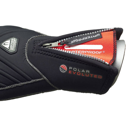 Waterproof G1 7mm 3-Finger Semi-Dry Gloves, X-Small (Black, XX-Large)