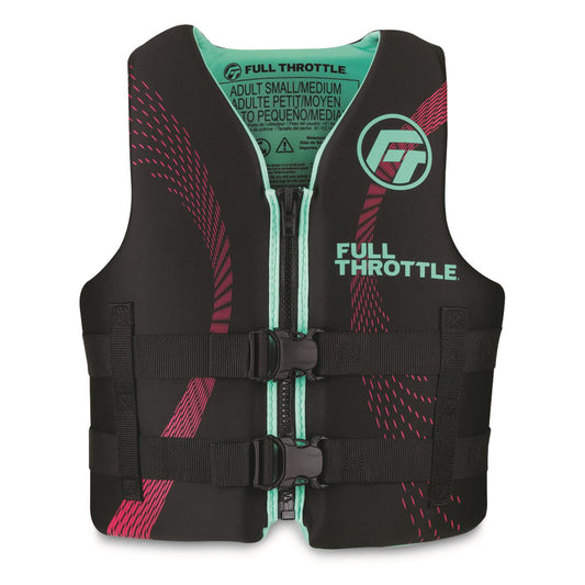 Full Throttle Adult Rapid-Dry Life Jacket L XL Blue