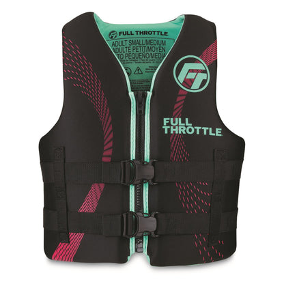 Full Throttle Adult Rapid-Dry Life Jacket S M Blue