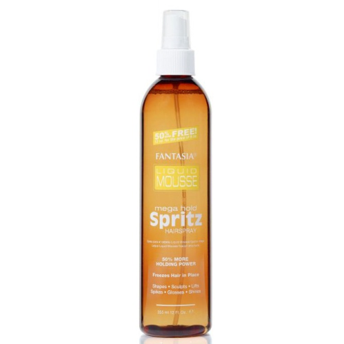 Fantasia IC Liquid Mousse Mega Hold Spritz Hair Spray 12 oz