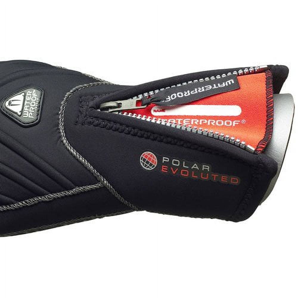 Waterproof G1 7mm 3-Finger Semi-Dry Gloves, X-Small (Black, Large)