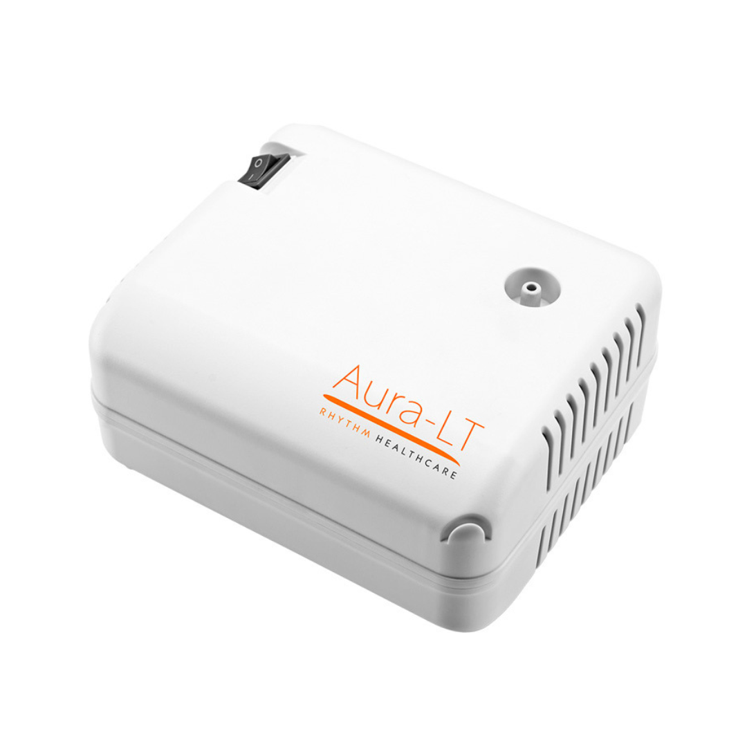 Rhythm Aura-LT Portable Aerosol Machine with Reusable & Disposable Nebulizer Kit