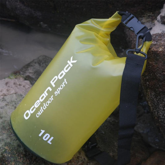 Clear Dry Bag Waterproof Floating 10L, Lightweight Dry Sack Water Sports, Marine Waterproof Bag Roll Top for Kayaking, Boating, Canoeing, Swimming, Hiking, Camping, Rafting
