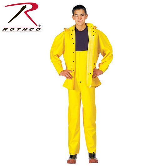(Price/EA)Rothco 3620 Deluxe Heavyweight PVC Rainsuit-XL