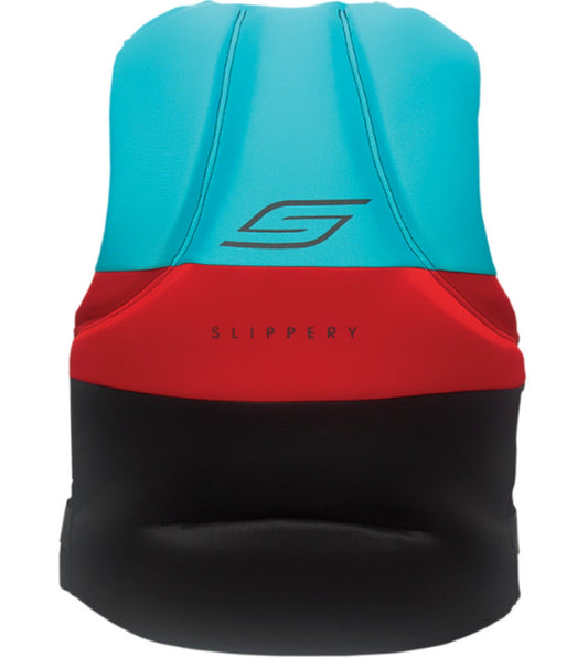 Slippery Surge Neo Mens Life Vest Black/Aqua 3XL