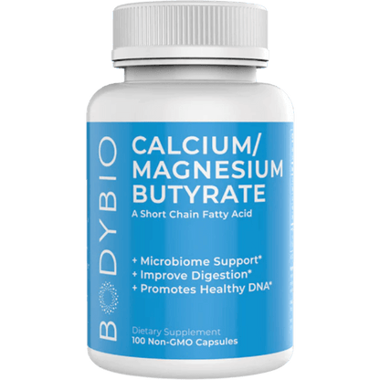 Calcium Magnesium Butyrate - BodyBio - Tiger Fitness