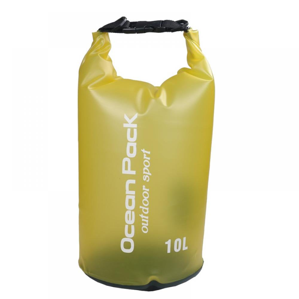 Clear Dry Bag Waterproof Floating 10L, Lightweight Dry Sack Water Sports, Marine Waterproof Bag Roll Top for Kayaking, Boating, Canoeing, Swimming, Hiking, Camping, Rafting