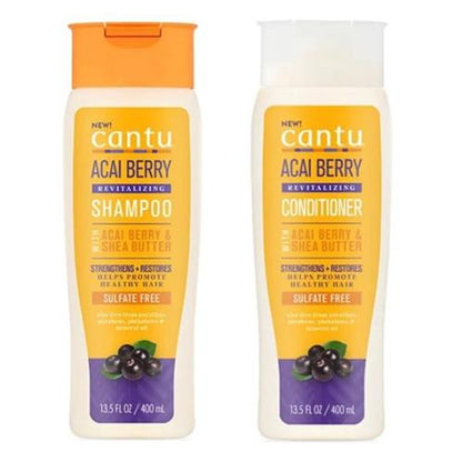 Cantu Acai Berry & Shea Butter Revitalizing & Sulfate Free 13.5 fl oz