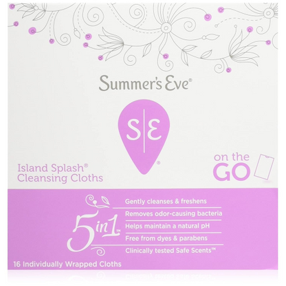 Summer's Eve 5 in 1 Cleansing Cloth For Sensitive Skin