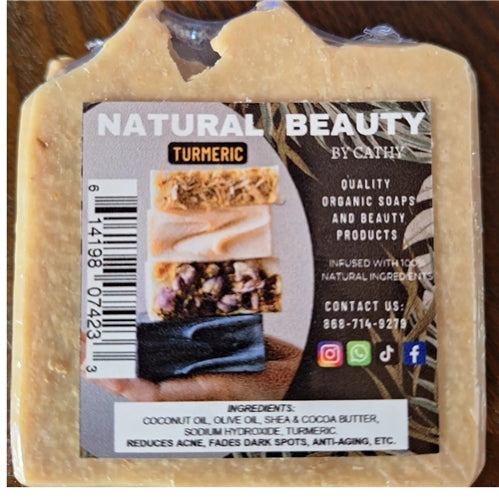 Natural Beauty By Cathy Organic Turmeric Handmade Soaps